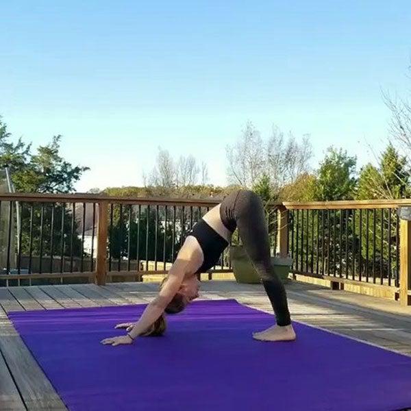 Colchoneta Mat Yoga Pilates Camping Gym Enrollable Manij 8mm